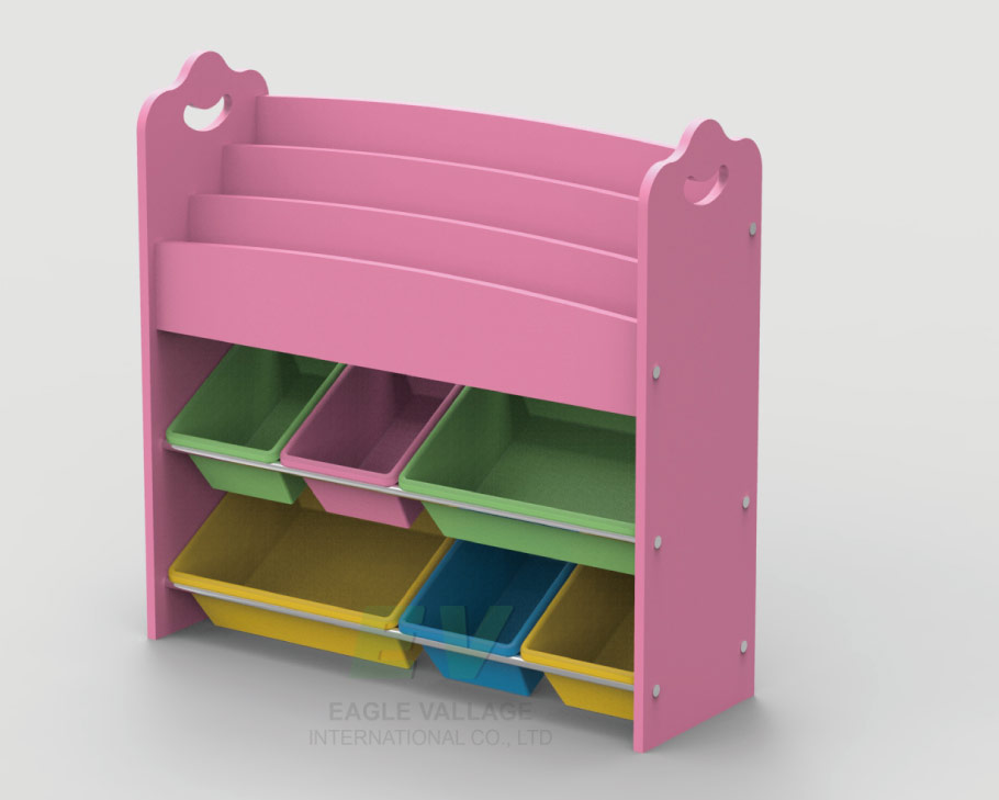 TOY ORGANIZER& BOOK RACK