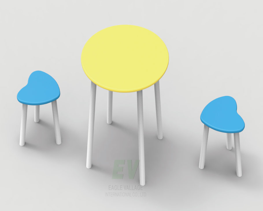 Heart to Heart chairs and table