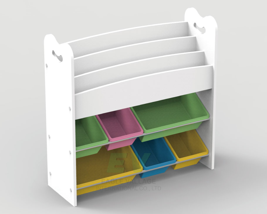 TOY ORGANIZER & BOOK RACK 
