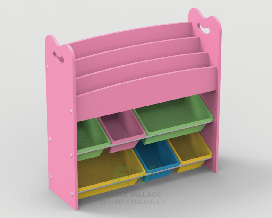 TOY ORGANIZER & BOOK RACK 