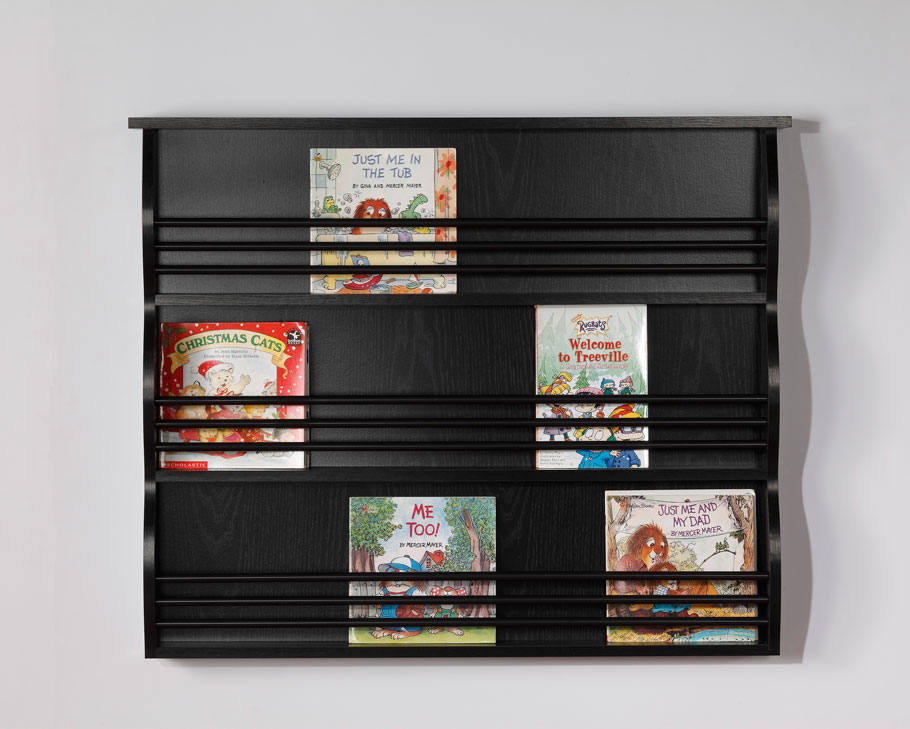 wall mounted magazine rack