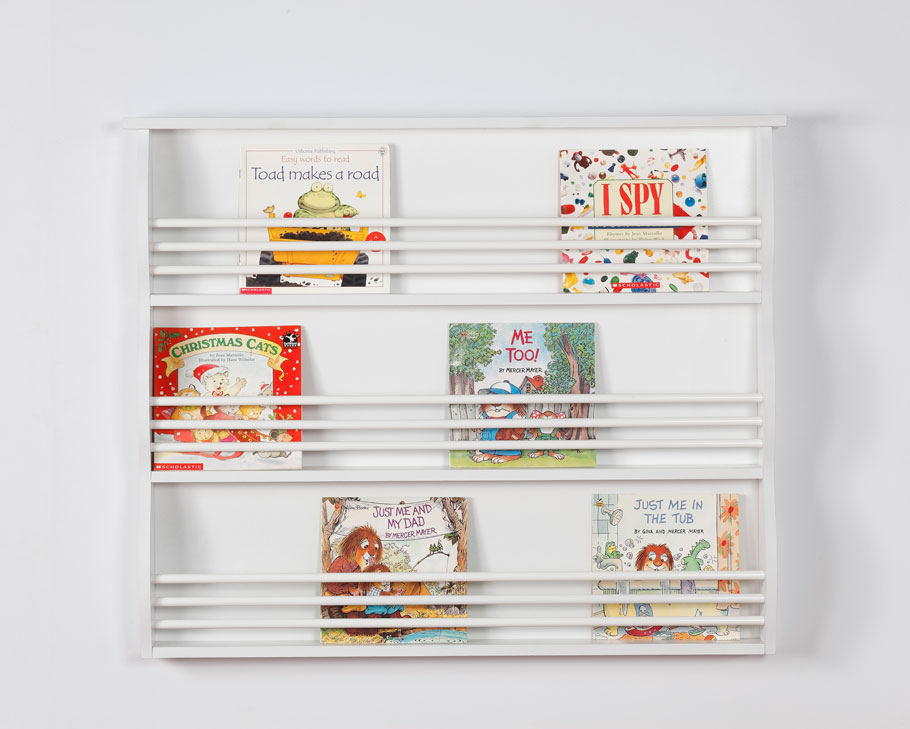 wall mounted magazine rack